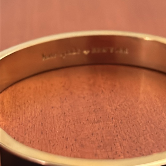 Kate Spade Bangle Bracelet - Black/Gold - NWOT - Picture 7 of 7
